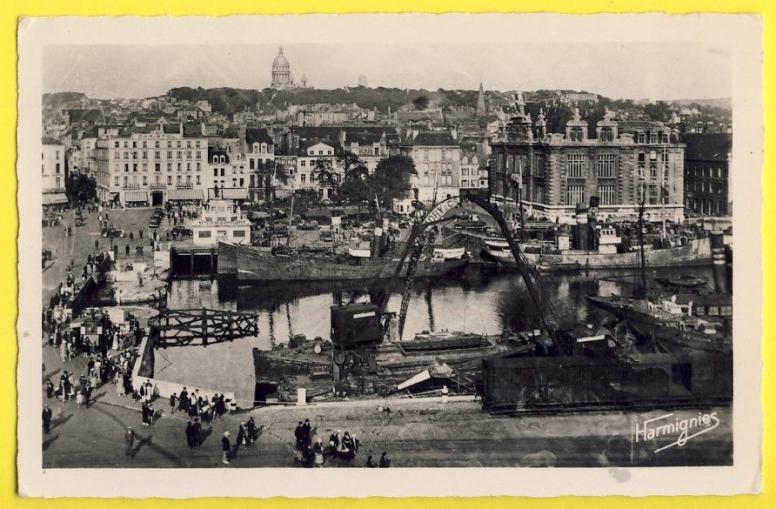Boulogne sur mer 1955 l arriere port syndicat d inisiative mory et cie